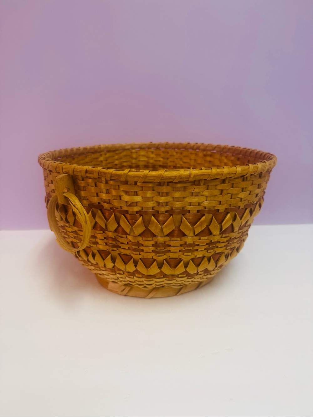 12” Native American Hand Woven Basket